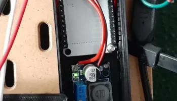 ESP8266/32 + понижающий преобразователь........