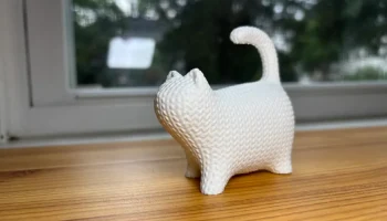 милый вязаный кот 0
