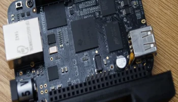 Крепление на DIN-рейку: BeagleBone Black