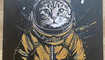 AstroCat - Живопись HueForge AstroCat - Живопись HueForge