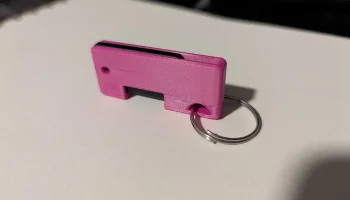 Выдвижная крышка Yubikey с гнездом для брелока...