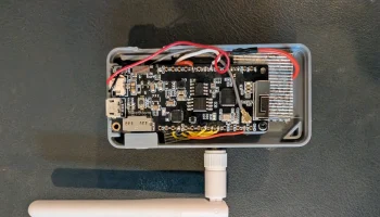 Чехол с радиочастотным таймером круга для дрона (ESP32 TT.. 1