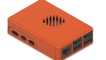Чехол для Raspberry Pi 5 (защелкивается) 7