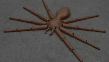 Шарнирный отпечаток Flexi-Spider на месте.........