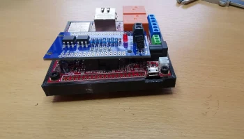 Адаптер OLIMEX ESP32-EVB на DIN-рейку 4