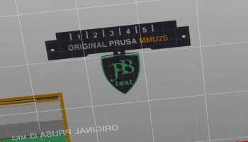 Табличка в стиле MMU3 с настраиваемым логотипом и текстом... 5