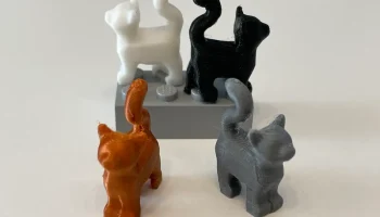 Гладкий кот, совместимый с LEGO