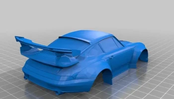 Кузов Porsche 911 GT2 со слотами 2