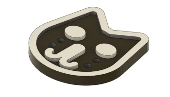 Cat Button Cat Button