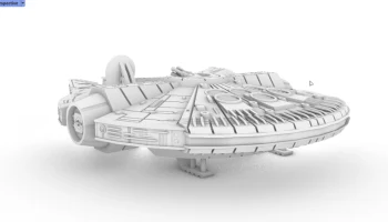3д модель Тысячелетнего Сокола StarWars...... 2