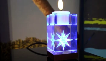 Розетка для Teelicht 50x50 от Glasfoto 4