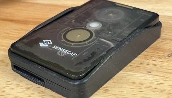 Крепление Meshtastic Sensecap T1000E на ошейник для собак..