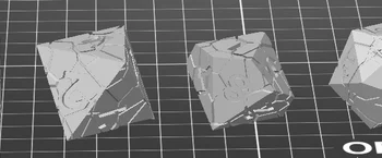 Набор сломанных кубиков D&D (D4, D6, D8, D10, D12, D20) исправлен и оптимизирован для печати.