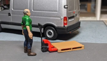 Домкрат для поддонов - масштаб 1:43 1