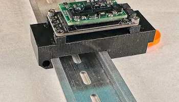 Кронштейн датчика Co2 SCD-30 на DIN-рейку........