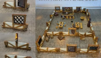 DungeonSticks таверна модульный настольный ландшафт......