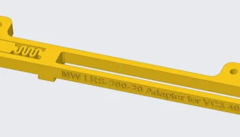 Адаптер DIN-рейки для Meanwell LRS-200-24 для V-Core3 400..
