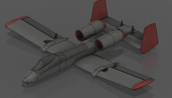 А-10КС | Полностью 3D-печатная двойная радиоуправляемая плос 2