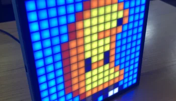 Рамка светодиодной матрицы 16x16 с рассеивающей решеткой...