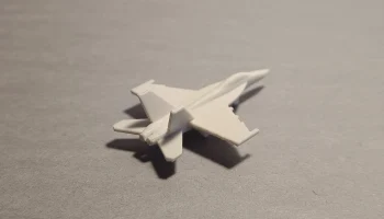Микрореактивный истребитель F / A-18 E / F Super Hornet, распечатанный на месте 1