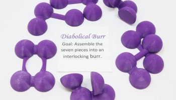 Дьявольский Burr, он же Dia-ball-ical Burr Дьявольский Burr, он же Dia-ball-ical Burr
