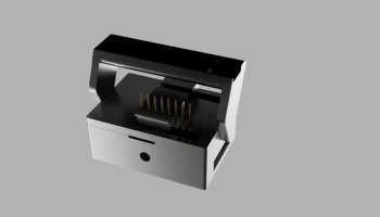Корпус/крышка ESP32 CAM с поворотным рычагом... 3