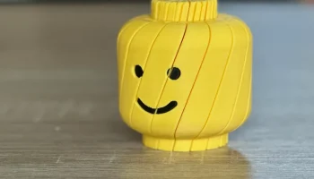 Извилистая голова-непоседа из LEGO 8