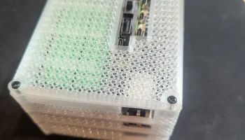 RPI 5 с корпусом для микрокомпьютера Waveshare UPS Hat E.... 2