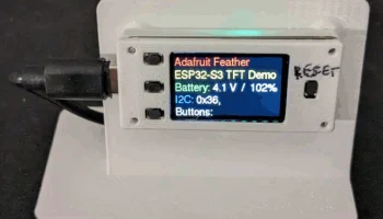 Подставка Gridfinity для Feather ESP32 с обратным TFT...... 1