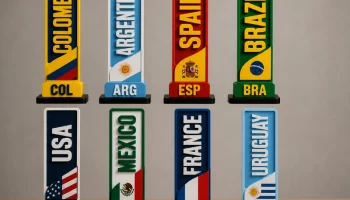 Табличка страны чемпионата мира по футболу FIFA 2026 в Бр... 1