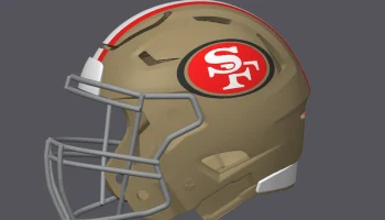 Футбольный шлем San Francisco 49ers - с полосками...... 1