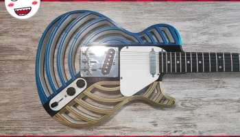 Modulcaster - Les Paul - модульная гитара, напечатанная на 3D-принтере, со сменными стилями. Modulcaster - Les Paul - модульная гитара, напечатанная на 3D-принтере, со сменными стилями.