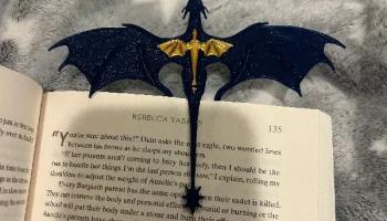 Закладка Таирна и Андарны "Четвертый крылатый дракон"... 2