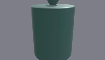 Большой дизайнерский горшок 1