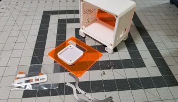 Мини-настольный чехол для Orange Pi 5 с ледяной башней, п... 5