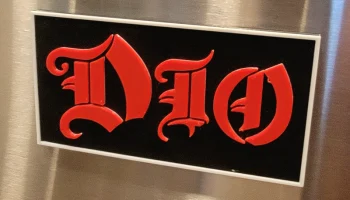 Логотип/магнит Ронни Джеймса DIO (многослойный)........