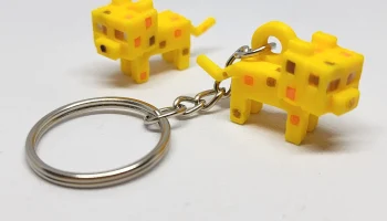 Минифигурка Оцелота в стиле Minecraft, карточка/брелок...... 1