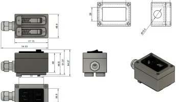 Распределительная коробка источника питания IEC C14 для D.. 6