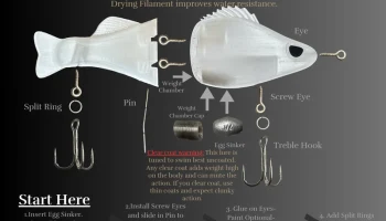 Универсальная рыболовная приманка AF Glide Bait V1.5........