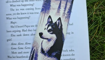 Закладка Violet Husky, напечатанная на 3D-принтере - мног...