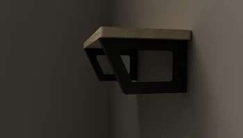 Настенный кронштейн для стеллажей, напечатанный на 3D-при... 4
