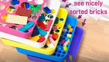 Lego Sorting Tray (штабелируемый компактный органайзер из... 6