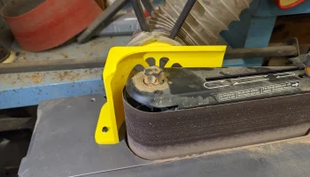 Ленточная шлифовальная машина Ridgid с пылезащитным кожухом 4 дюйма 2