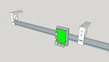 Крепление на DIN-рейку для Raspberry Pi