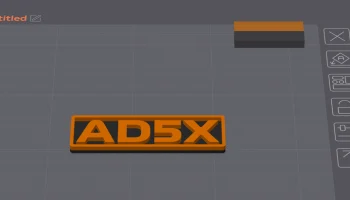 Паспортная табличка корпуса Flashforge AD5X... 1