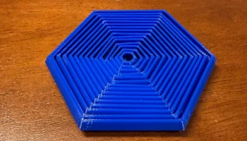 Hexagon Twist Fidget - печать на месте 2