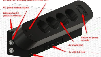 Многофункциональный концентратор (питание, USB-питание, U...
