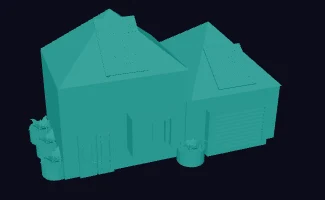 3D проект дома для школьников