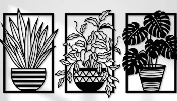 Современное настенное искусство [БЕСПЛАТНО STL + SVG] Про...