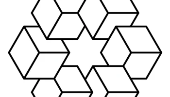 Простая современная оптическая иллюзия на стене v3...